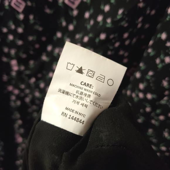 Sandy Liang - "Make Love" C*ondom Floral Print Dress - Size M - Picture 9 of 9